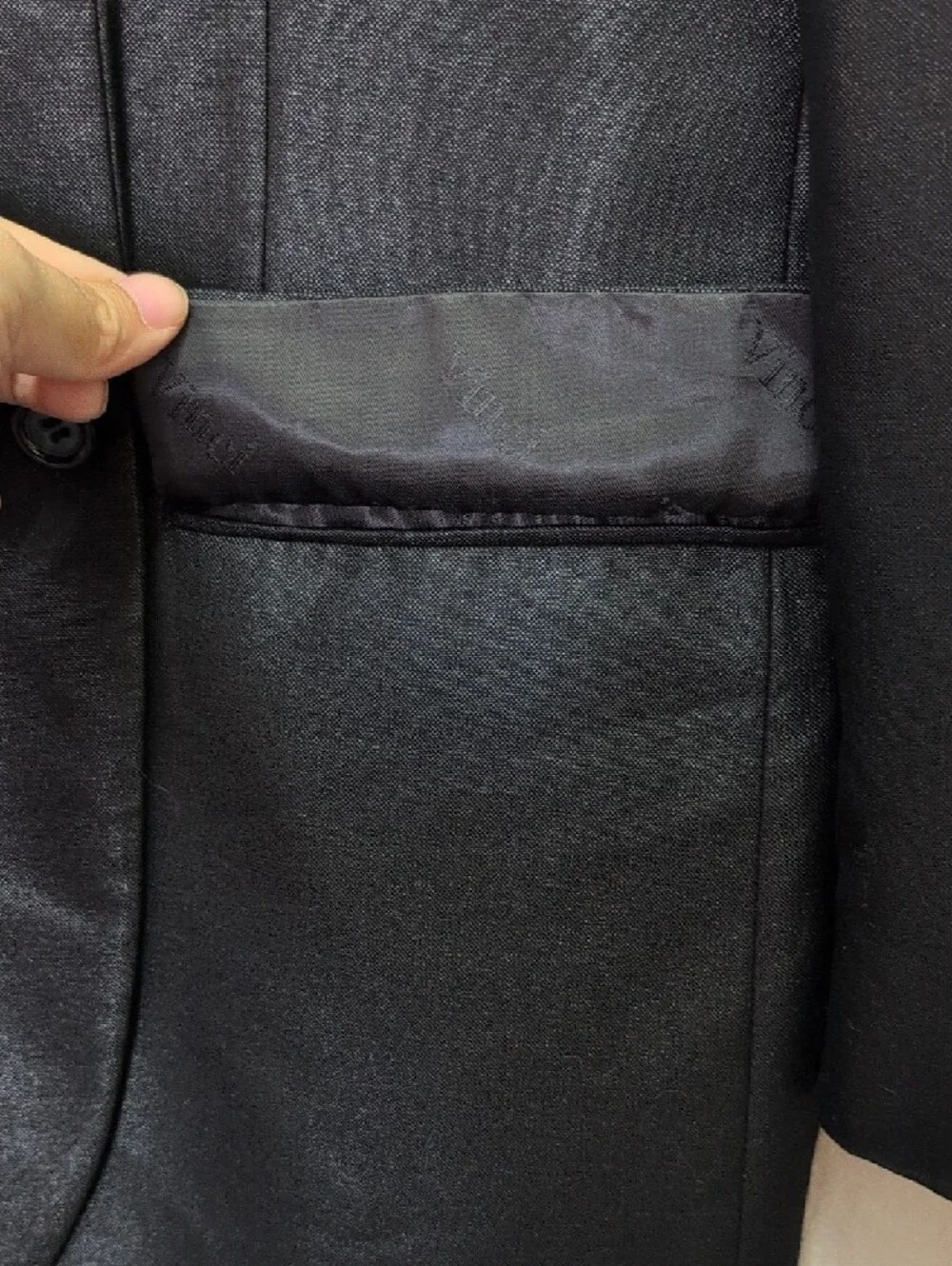 Men's Black Single-Breasted Dress Blazer - Elegant Evening Jacket